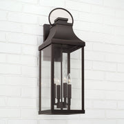 Bradford Extra Large Outdoor Wall Lantern in Oiled Bronze