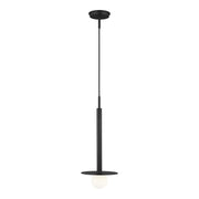 Nodes Short Pendant in Midnight Black