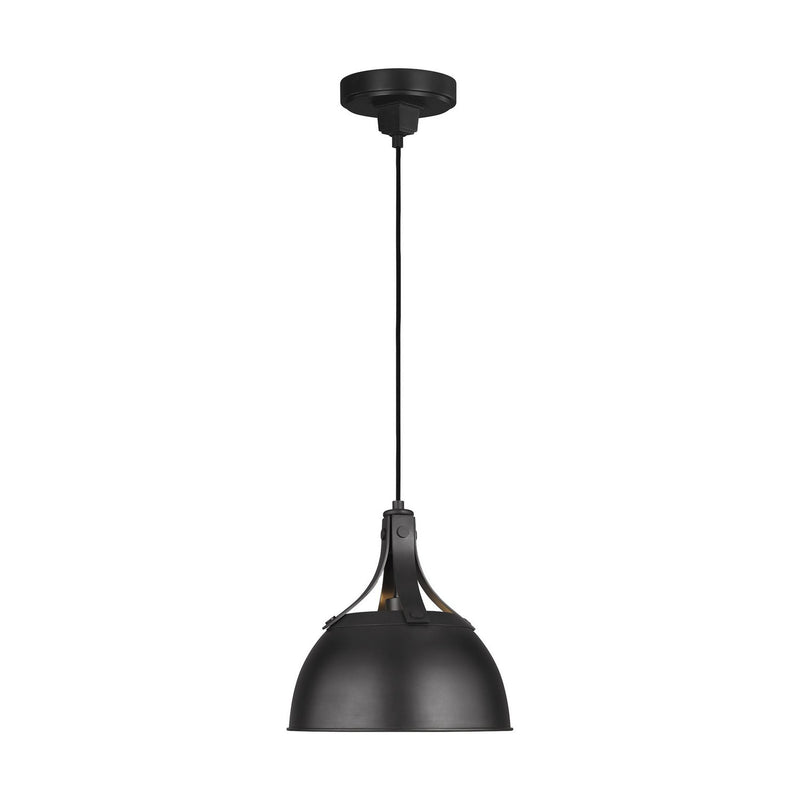 Logan Small Pendant in Aged Iron