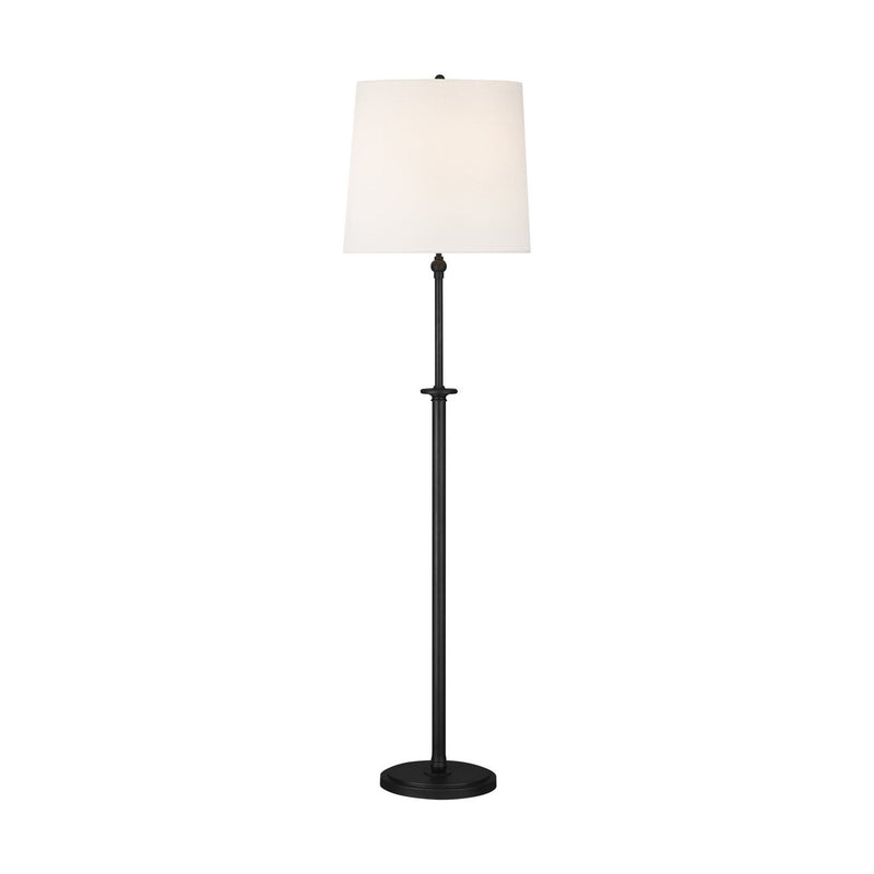 Capri 2-Light Floor Lamp in Aged Iron
