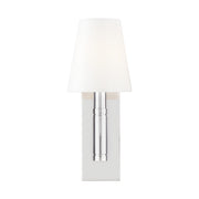 Beckham Classic Tall Bath Sconce in Polished Nickel