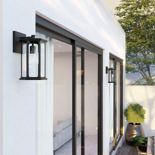 Walton Outdoor Wall Lantern in Black