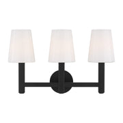 Logan 3-Light Bath Vanity Light in Aged Iron