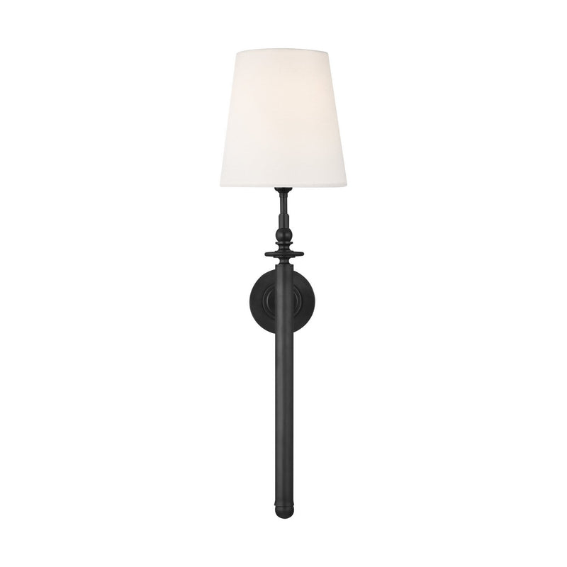 Capri Tall Wall Sconce in Aged Iron