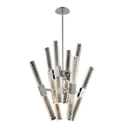 Apollo Two-Tier LED Chandelier in Polished Chrome