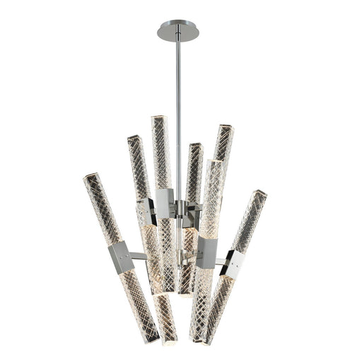 Apollo Two-Tier LED Chandelier in Polished Chrome