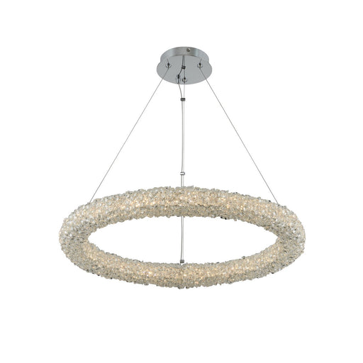 Lina 26" Chandelier in Polished Chrome