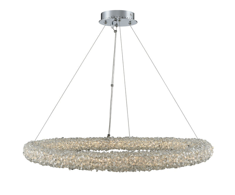 Lina 32" Chandelier in Polished Chrome