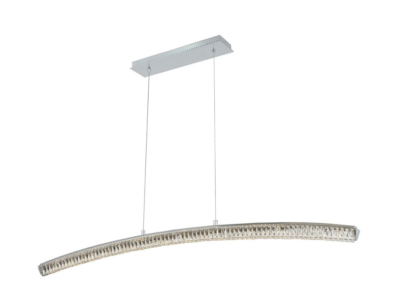 Aries LED Linear Pendant in Polished Chrome