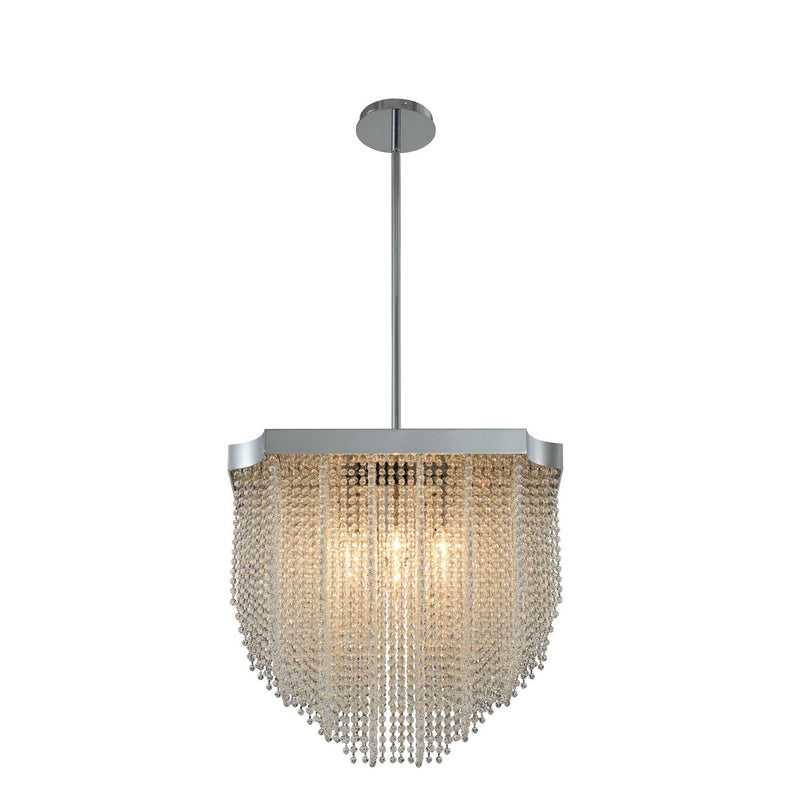 Tenda 8-Light Pendant in Polished Chrome