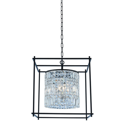 Joni 6-Light Pendant in Matte Black