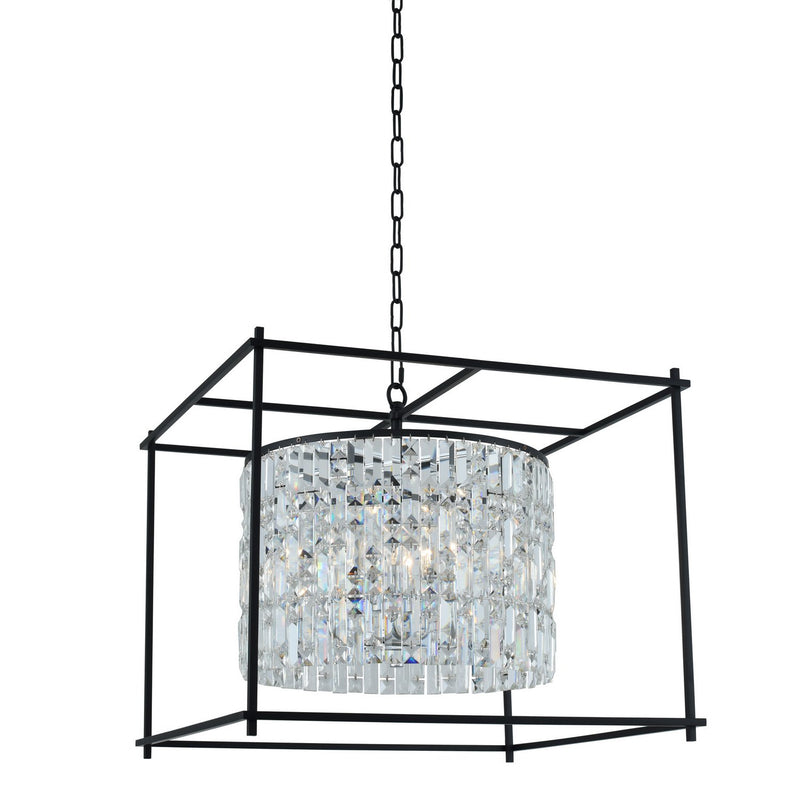 Joni 8-Light Pendant in Matte Black