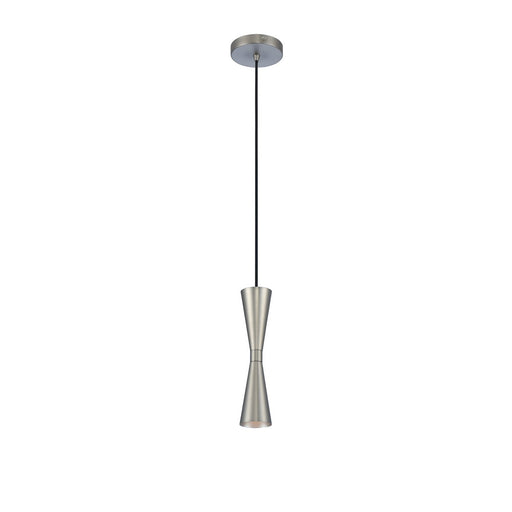 Milo LED Mini Pendant in Satin Nickel