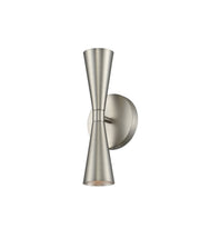 Milo 2-Light LED Wall Sconce in Satin Nickel