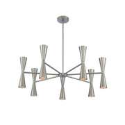Milo 14-Light LED Chandelier in Satin Nickel