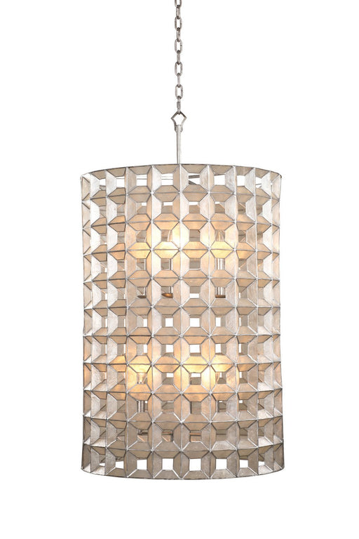 Prado 6-Light Pendant in Oxidized Silver Leaf
