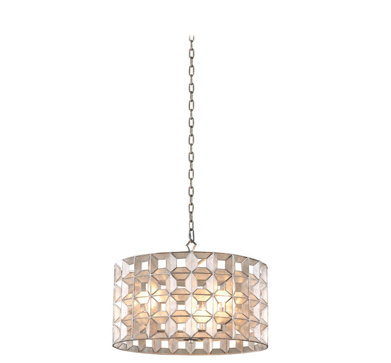 Prado 3-Light Pendant in Oxidized Silver Leaf