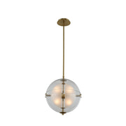 Sussex 14" LED Pendant in Winter Brass