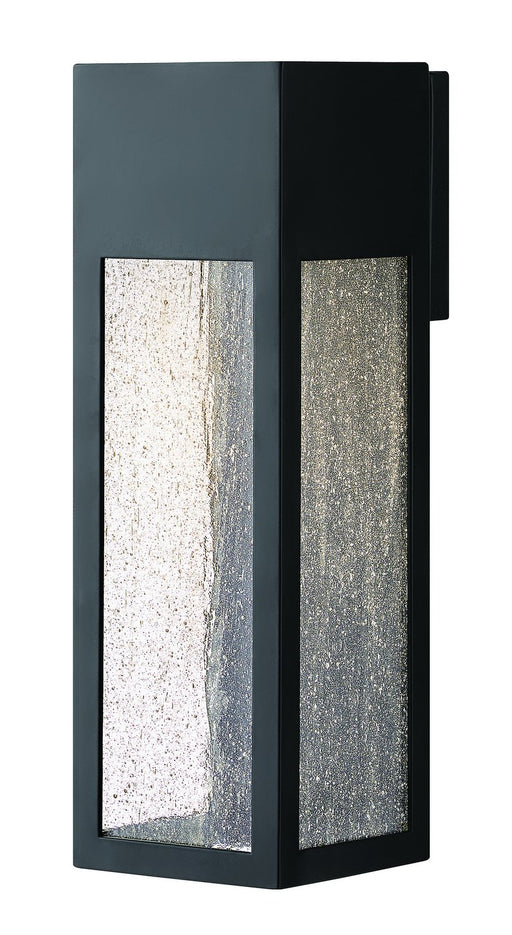 Rook Medium Outdoor Wall Lantern in Satin Black