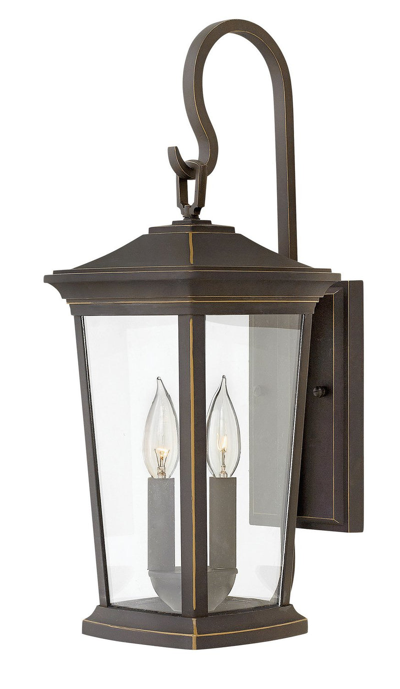 Bromley Medium 2-Light Outdoor Wall Lantern in Oil Rubbed Bronze