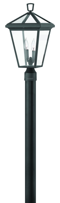 Alford Place Medium Post or Pier Mount Lantern in Museum Black