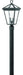 Alford Place Medium Post or Pier Mount Lantern in Museum Black