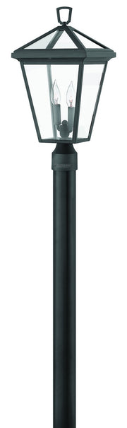 Alford Place Large 2-Light Outdoor Post Light in Museum Black