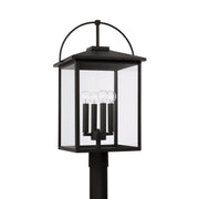 Bryson 4-Light Outdoor Post Light in Black