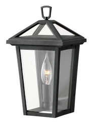 Alford Place Small Outdoor Wall Lantern in Museum Black