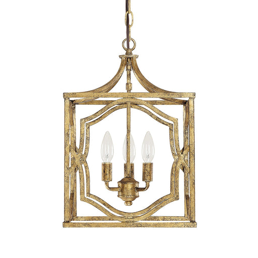 Blakely 3-Light Chandelier in Antique Gold