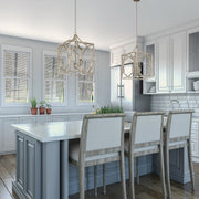 Blakely 3-Light Chandelier in Antique Silver