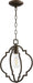 Dublin Transitional Pendant in Oiled Bronze