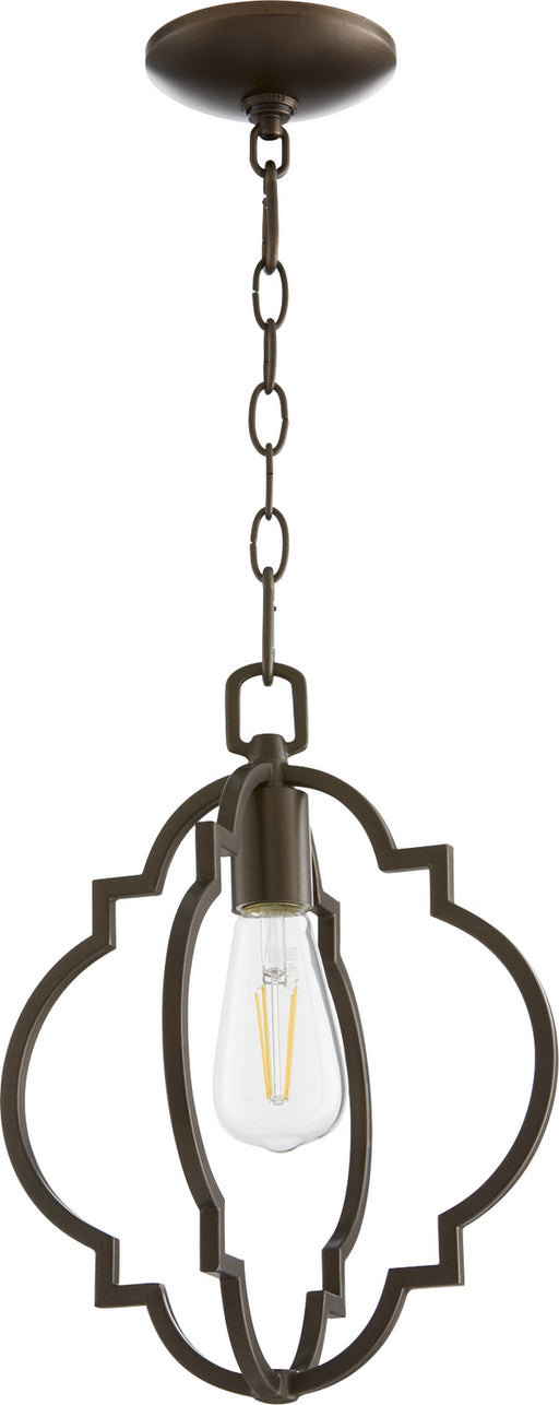 Dublin Transitional Pendant in Oiled Bronze