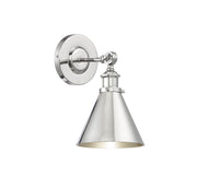 Glenn Adjustable Wall Sconce in Polished Nickel
