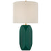Carmilla One Light Table Lamp in Emerald Crackle