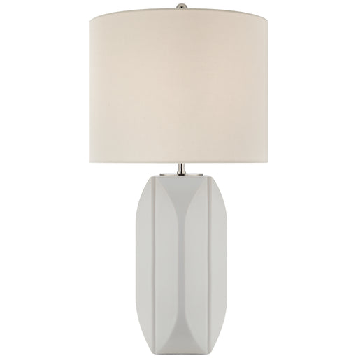 Carmilla One Light Table Lamp in Matte White