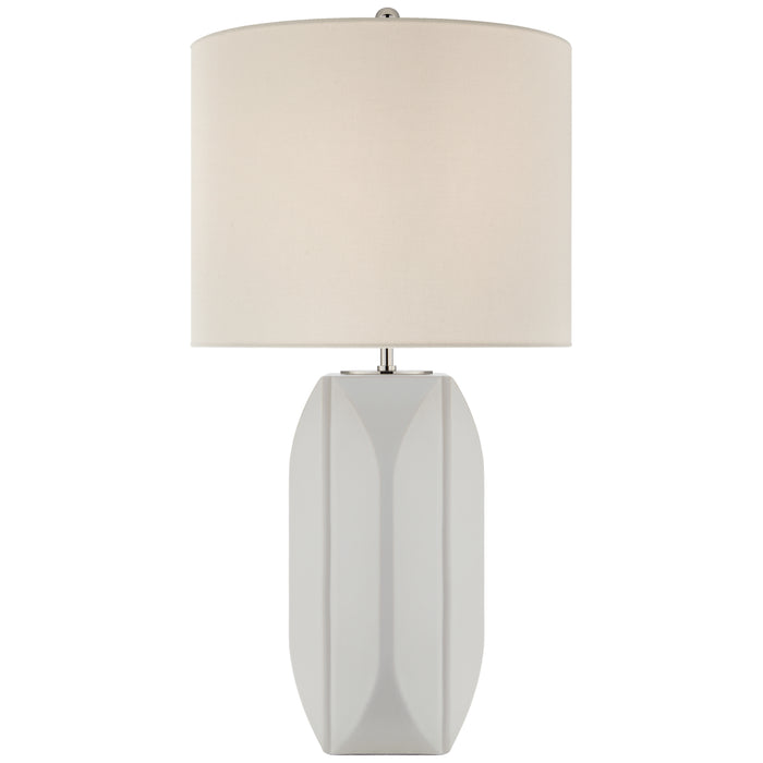 Carmilla One Light Table Lamp in Matte White