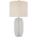 Carmilla One Light Table Lamp in Matte White