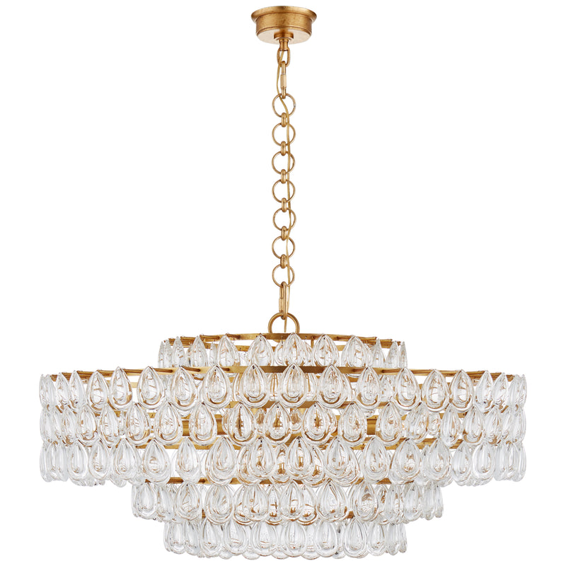 Liscia 12-Light Chandelier - Lamps Expo