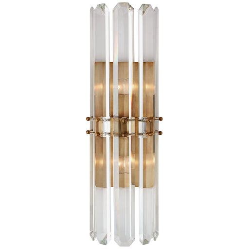 Bonnington Tall 2-Light Wall Sconce in Hand-Rubbed Antique Brass