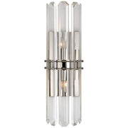 Bonnington Tall 2-Light Wall Sconce in Polished Nickel