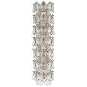 Liscia Three Light Wall Sconce in Burnished Silver Leaf