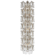 Liscia 22" 3-Light Wall Sconce in Burnished Silver Leaf