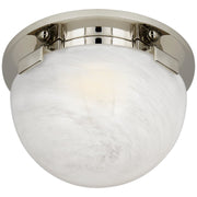 Serein 5.5" Solitaire Flush Mount in Polished Nickel