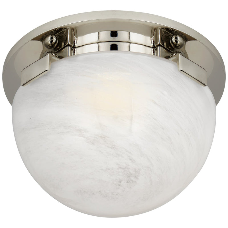 Serein 5.5" Solitaire Flush Mount in Polished Nickel