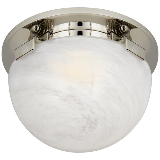 Serein 5.5" Solitaire Flush Mount in Polished Nickel