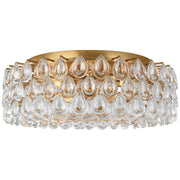 Liscia Large 25" 6-Light Flush Mount in Gild