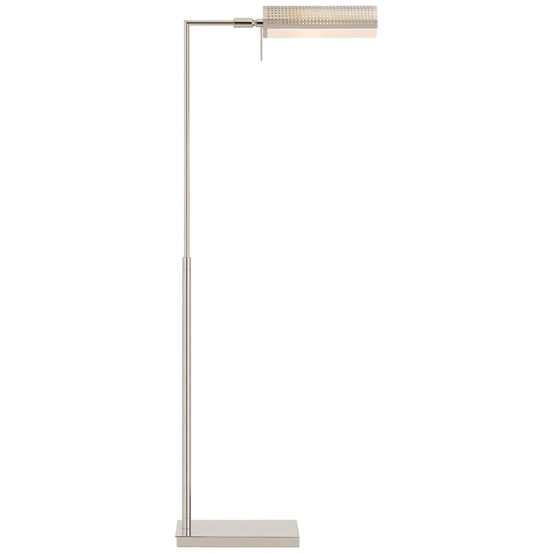 Precision Pharmacy Floor Lamp in Polished Nickel