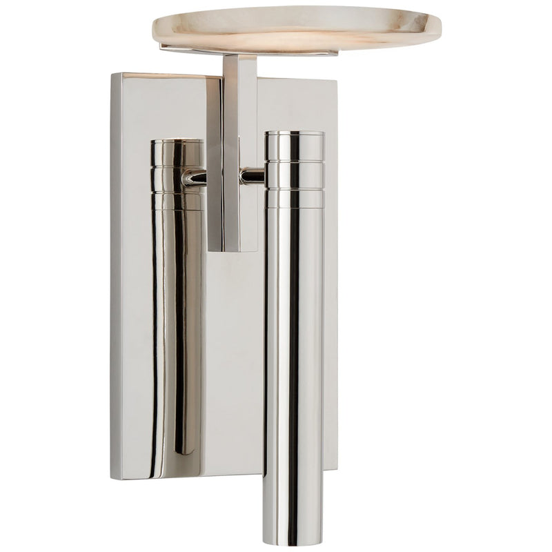 Melange Floating Disc Wall Sconce in Polished Nickel