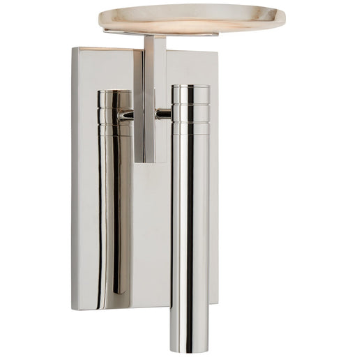 Melange Floating Disc Wall Sconce in Polished Nickel